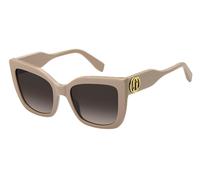 Marc Jacobs Femme Marc Jacobs MARC 811/S 10A/HA Lunettes de soleil Acétate Beige Marron Carré Normale Ombré