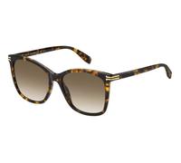 Marc Jacobs Femme MJ 1106/S 086/HA Lunettes de soleil Acétate Havane Marron Cat Eye Ombré