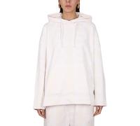 Marc Jacobs, Femme, Sweatshirts et sweats à capuche, Blanc, Taille: 38 FR Monogram Oversized Sweat à capuche
