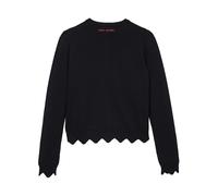 Marc Jacobs - Gilet Marguerites festonnées - Femme - Pulls - Noir - Taille: 36 FR