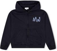 Marc Jacobs Graffiti Logo Zip Hoodie Juniors Marine 09B 8Y Unisex