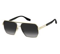 Marc Jacobs Homme MARC 584/S RHL/9O Lunettes de soleil Métal Noir/Or Gris Carré Normale Ombré