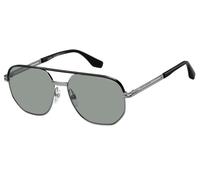 Marc Jacobs Homme Marc Jacobs MARC 469/S 85K/QT Lunettes de soleil Métal Noir Gris Carré Normale