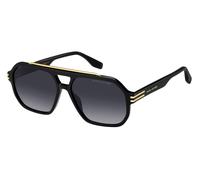 Marc Jacobs Homme Marc Jacobs MARC 753/S 807/9O Lunettes de soleil Acétate Noir Gris Carré Ombré