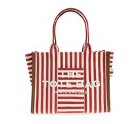 Marc Jacobs - Le Grand Sac Cabas Rayé en Toile - Femme - Sacs - Rouge - Taille: ONE Size
