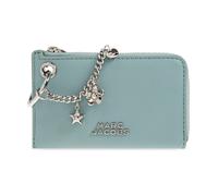 Marc Jacobs - Le porte-cartes avec fermeture éclair sur le dessus Everyday et breloque - Femme - Accessoires - Bleu - Taille: ONE Size