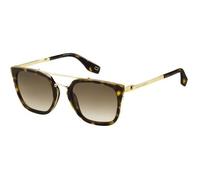 Marc Jacobs lunettes de soleil homme double pont rectangulaire La Havane