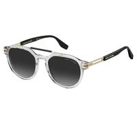 Marc Jacobs Lunettes de soleil Marc 675/S 900/9O CRYSTAL Homme Acétate Taille 52 Gris