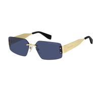 Marc Jacobs - Lunettes de soleil Or/Bleu - unisex - Accessoires - Jaune - Taille: 59 MM