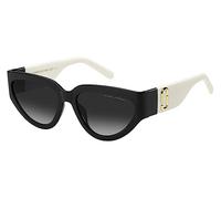 Marc Jacobs Marc 645/s 80S/9O BLACK WHITE Sunglasses Women Acetate, Standard, 57