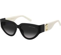 Marc Jacobs MARC 645/S BLACK WHITE/GREY SHADED 57/17/135 Lunettes de soleil pour femmes