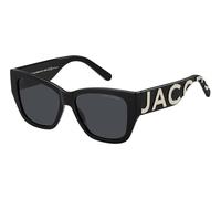 Marc Jacobs Marc 695/s 80S/2K BLACK WHITE Sunglasses Women Acetate, Standard, 55