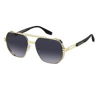Marc Jacobs Lunettes de soleil MARC 784 Or/Noir 60 mm pont 16 mm Homme
