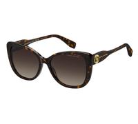 Lunettes de Soleil Marc Jacobs MARC 815/S 55/17/140 DARK HAVANA/BROWN SHADED acétate femme MARC 815/S