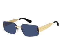 Marc Jacobs - Lunettes de soleil Or/Bleu - unisex - Accessoires - Jaune - Taille: 59 MM