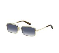 Marc Jacobs - Monture Or Verres Bleus Lunettes Soleil - Femme - Accessoires - Jaune - Taille: 58 MM