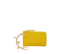 Marc Jacobs - Porte-Monnaie en Cuir avec Charme de Sac - Femme - Sacs - Jaune - Taille: ONE Size
