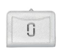 Marc Jacobs - Portefeuille Compact Mini Metallic Utility Snapshot - Femme - Accessoires - Gris - Taille: ONE Size