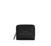 Marc Jacobs - Portefeuille en cuir grainé avec logo - Femme - Accessoires - Noir - Taille: ONE Size