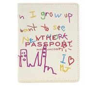 Marc Jacobs The Passport Case, Wallet Women's, White Multi, Taille Unique