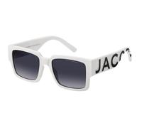 Marc Jacobs Unisex Marc Jacobs MARC 739/S CCP/9O Lunettes de soleil Injecté Blanc Gris Carré Ombré