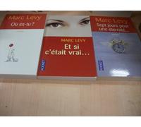 Marc Levy Coffret 3 volumes : Et si c'était vrai ; Où es-tu ? ; Sept jours pour une éternité