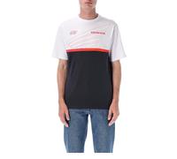 Marc Márquez 93 Dual Honda T-Shirt, Bleu/Blanc, L Homme