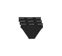 Marc O´Polo Essentials 3-Pack Brief Slips, Black, Small aux Femmes