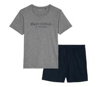 Marc O´Polo Mix&Match Ensemble Pyjama Court, Gris/Bleu, L Homme