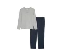 Marc O´Polo Mix&Match Ensemble Pyjama Long, Gris/Bleu Marine, L Homme
