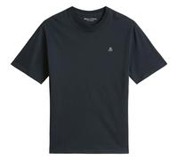 Marc O'Polo T-shirt homme en coton biologique, col rond, Bleu nuit, M