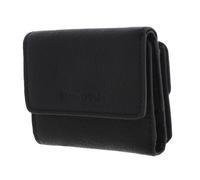 Marc O'Pol o Porte-monnaie noir en cuir pour femme - Jean Combi Wallet S 142074