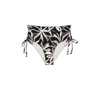 Marc O'Polo Bas de bikini ' Abstract Floral ' noir / blanc, Taille L