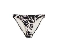 Marc O'Polo Bas de bikini ' Abstract Floral ' noir / blanc, Taille M