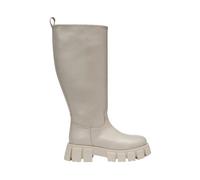 Marc O'Polo - Bottes Hautes en Cuir Beige - Femme - Chaussures - Beige - Taille: 38 EU