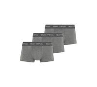 Marc O'Polo Boxers 'Essentials' gris chiné / blanc, Taille M