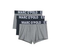 Marc O'Polo Boxers ' Trunk Essentials ' bleu foncé / gris chiné, Taille S