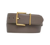 Marc O'Polo - Ceinture en cuir Nappa fin - Femme - Accessoires - Gris - Taille: 85 CM