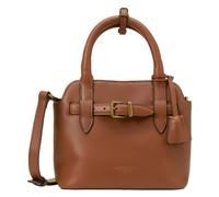 Marc O'Polo Cuir sac à main sac à épaule bandoulière Gia Crossbody Bag Dark Cognac brun