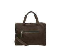 Marc O'Polo Cuir Sac de Voyage Sac à épaule bandoulière Joris Weekender Dark Nickle Brun