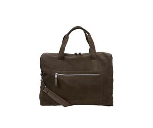 Marc O'Polo Cuir Sac de Voyage Sac à épaule bandoulière Joris Weekender Dark Nickle Brun
