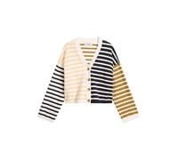 Marc O'Polo DENIM Cardigan roseau / abricot / noir / blanc, Taille XL