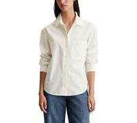 Marc OߴPolo Denim femmes blouse en coton biologique classique, Blanc (Silky White), L