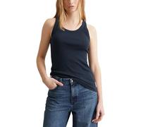 Marc OߴPolo Denim Femmes débardeur avec élasthanne côtelé, Bleu (Navy Teal), XL