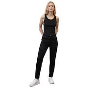 Marc OߴPolo Denim Femmes débardeur avec élasthanne côtelé, Noir (Black), XS
