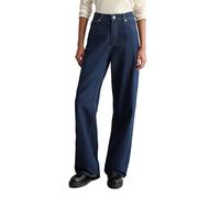 Marc OߴPolo Denim femmes jean taille haute jambe large, Bleu (Dark Blue Multi 21), W32/L34