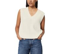 Marc OߴPolo Denim Femmes Pull-Over en Coton Biologique sans Manches, Blanc (Silky White), L