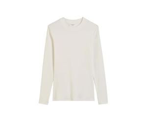 Marc OߴPolo Denim femmes t-shirt à manches longues avec élasthanne côtelé