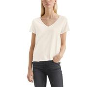 Marc OߴPolo Denim femmes t-shirt en coton biologique à col en V, Blanc (Silky White), XXL