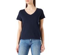 Marc OߴPolo Denim Femmes t-Shirt en Coton Biologique à col en V, Bleu (Scandinavian Blue), XL